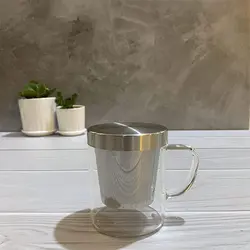 لیوان دمنوش مخزن استیل کد ۳۳۱۰۰۲