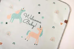 زیرانداز تعویض ضدآب دیروحه طرح یونیکورن