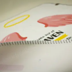 زیرانداز تعویض نوزاد طرح بال فرشته