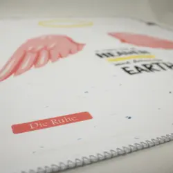 زیرانداز تعویض نوزاد طرح بال فرشته