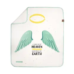 زیرانداز تعویض نوزاد طرح بال فرشته