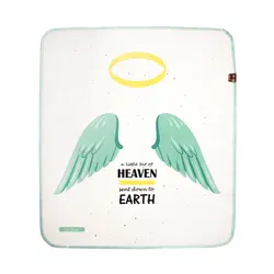 زیرانداز تعویض نوزاد طرح بال فرشته