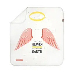 زیرانداز تعویض نوزاد طرح بال فرشته