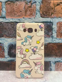 قاب ژله ای طرح (یونیکورن) برای سامسونگ Note 4