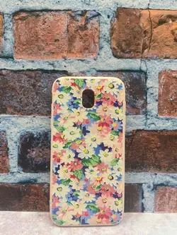 قاب ژله ای طرح (گل قشنگ) برای سامسونگ A3 2017 (a320)