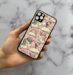 قاب پشت گلس دار (یونیکورن) آیفون – iphone xs max