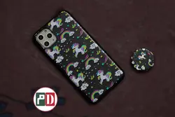 قاب فانتزی یونیکورن مشکی برای آیفون – iphone 11