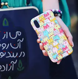 قاب کوتیس (360 درجه) طرح گربه رنگی برای آیفون – iphone 5 / 5s / se 2016