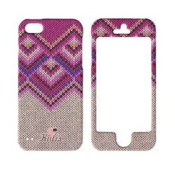قاب کوتیس (360 درجه) طرح سنتی صورتی برای آیفون – iphone 5 / 5s / se 2016