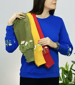 بلوز استین دکمه دار هلیا