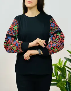 بلوز آستین پفی بوهو