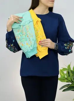 بلوز آستین چیندار مگنولیا