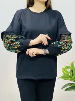 بلوز آستین چیندار مگنولیا