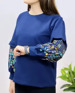 بلوز آستین چیندار مگنولیا