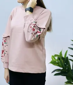 بلوز آستین چیندار پامچال