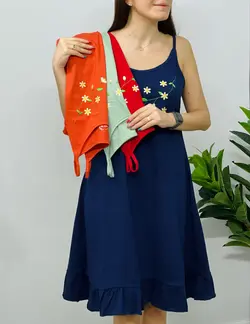 پیراهن چین دار لیندا