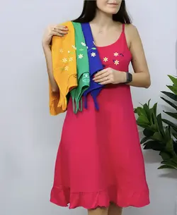 پیراهن چین دار لیندا