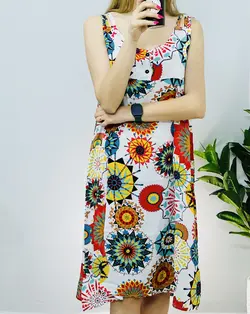 پیراهن نخی هلما