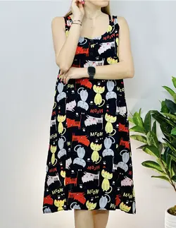 پیراهن نخی هلما