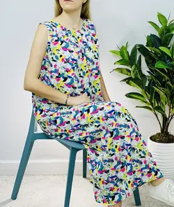 پیراهن نخی ساحل