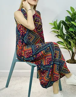 پیراهن نخی ساحل