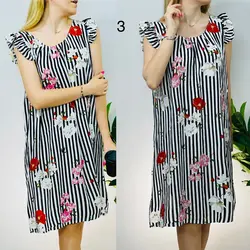 پیراهن چیندار نخی