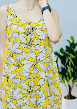 پیراهن نخی مدل نوژان