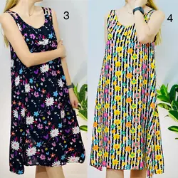 پیراهن نخی مدل نوژان