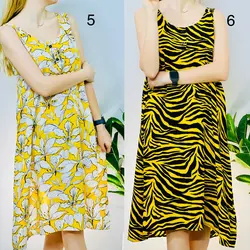 پیراهن نخی مدل نوژان