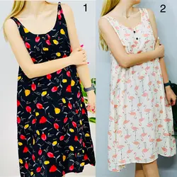 پیراهن نخی مدل نوژان