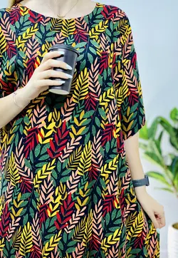 پیراهن نخی پادینا