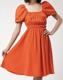 پیراهن استین پفی