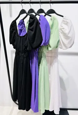 پیراهن استین پفی