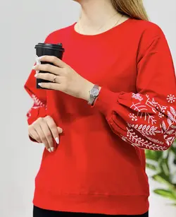 بلوز آستین پفی بوهو