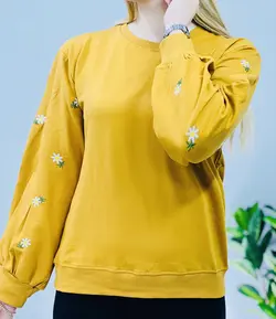 بلوز آستین پفی بابونه