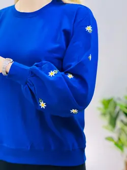 بلوز آستین پفی بابونه