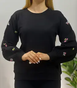 بلوز استین پفی اطلسی