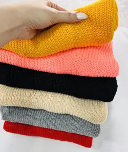 بلوز بافت یقه شل