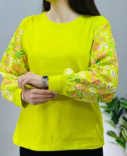 بلوز آستین پفی لاویا