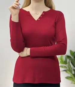 بلوز یقه دلبری