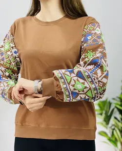 بلوز استین پفی ترمه