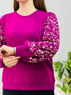 بلوز آستین پفی نیلوفر