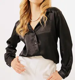 شومیز ساتن تیما