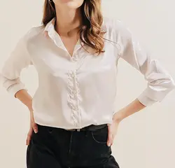 شومیز ساتن تیما