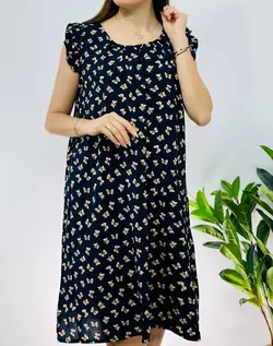 پیراهن نخی چیندار