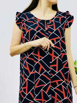 پیراهن نخی چیندار