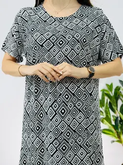 پیراهن نخی ویولت