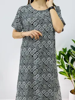 پیراهن نخی ویولت