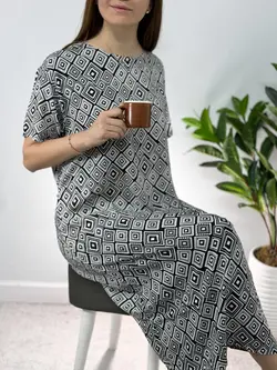 پیراهن نخی ویولت