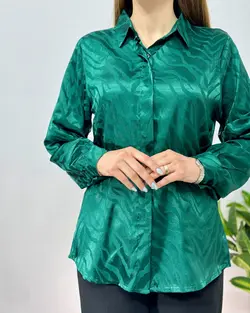 شومیز ساتن زبرا